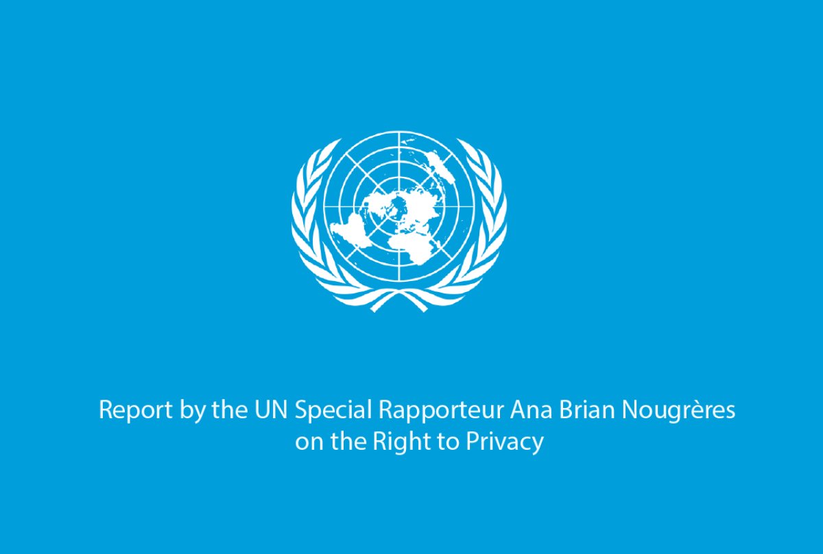 Report by the UN Special Rapporteur Ana Brian Nougrères on the Right to Privacy
